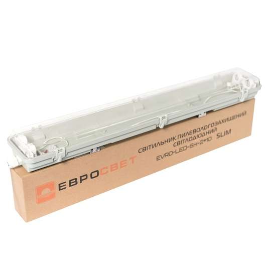 Светильник промышленный ЕВРОСВЕТ 2*600мм под лампу Т8 LED-SH-2*10 IP65 Slim