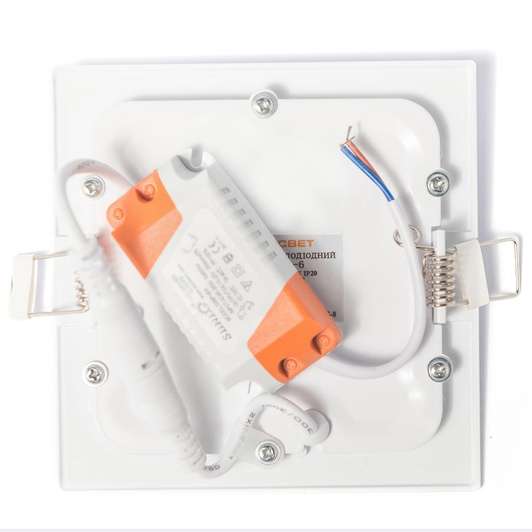 Светильник точечный врезной ЕВРОСВЕТ 6Вт квадрат LED-S-120-6 4200К