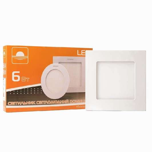 Светильник точечный врезной ЕВРОСВЕТ 9Вт квадрат LED-S-150-9 6400К