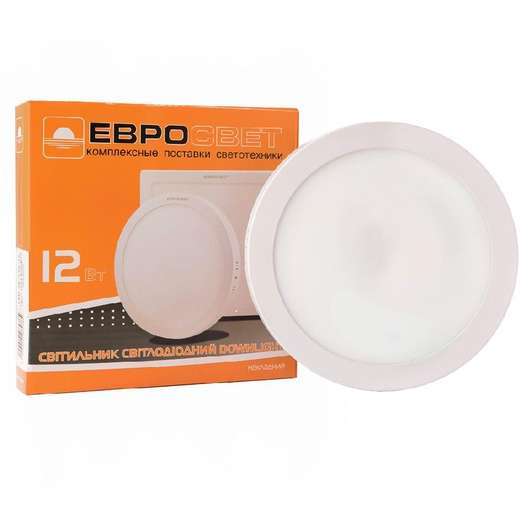 Светильник точечный накладной ЕВРОСВЕТ 12Вт круг LED-SR-170-12 4200К