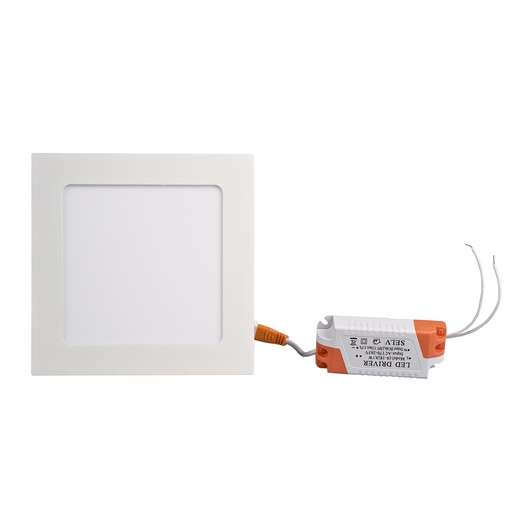 Светильник точечный врезной ЕВРОСВЕТ 9Вт квадрат LED-S-150-9 6400К