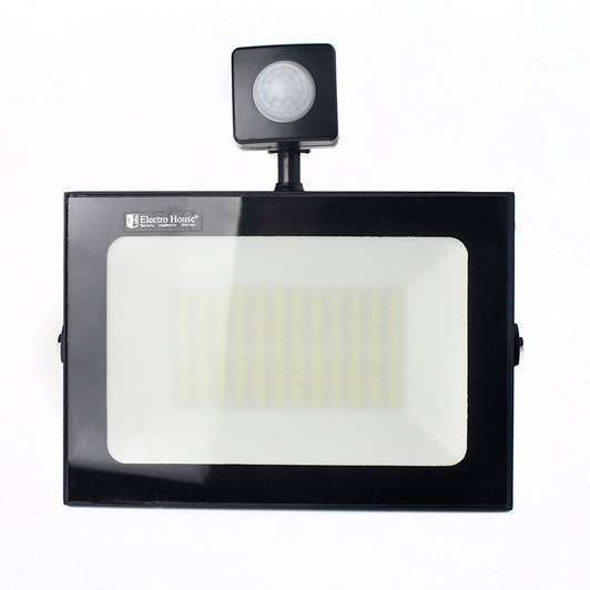 LED прожектор с датчиком движения 50W 6500K 4500Lm IP65