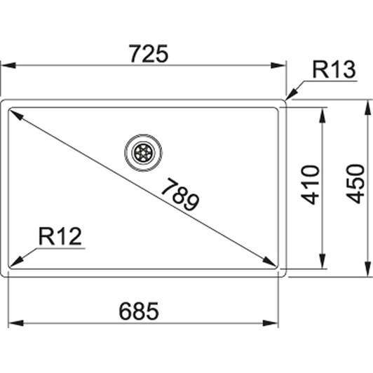 Franke Box BXX 110-68/ BXX 210-68 Нержавіюча сталь полірована