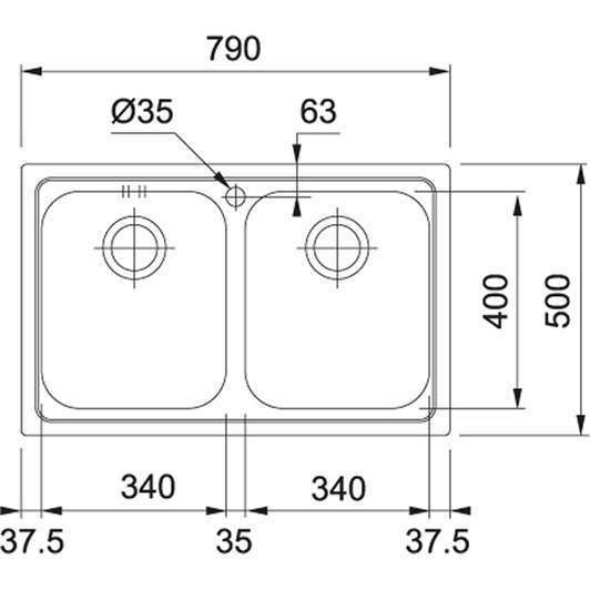 Logica Line LLL 620 Нержавіюча сталь Декор