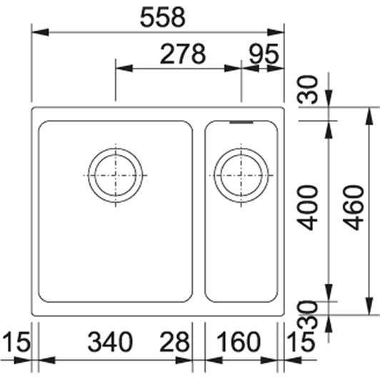 Kubus KBG 160 Фраграніт Графіт