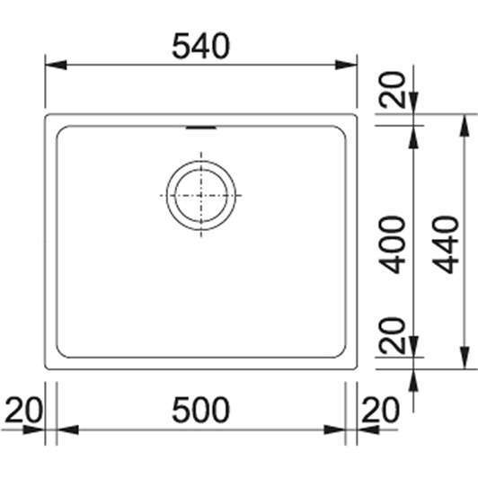 Kubus KBG 110-50 Фраграніт Сахара