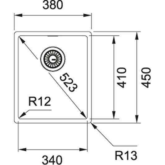 Franke Box BXX 110-34/ BXX 210-34 Нержавіюча сталь полірована