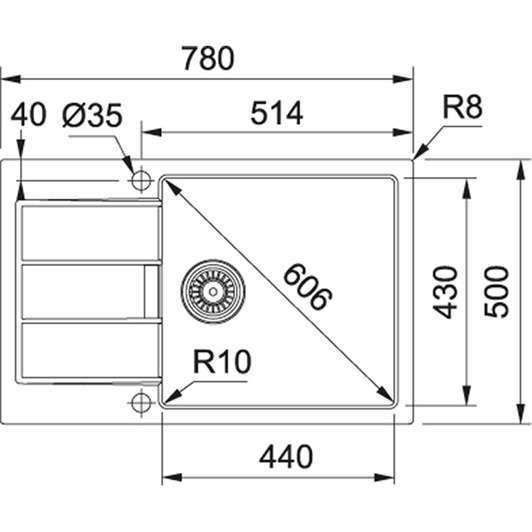 Sirius SID 611-78 XL Тектонайт Білий