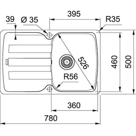 Antea AZG 611-78 Фраграніт Графіт