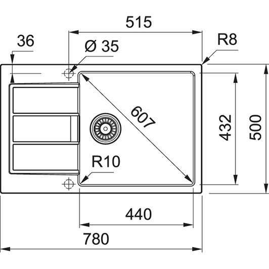 Sirius 2.0 S2D 611-78 XL Тектонайт Білий