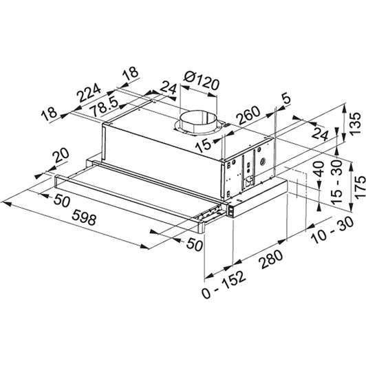 Flexa FTC 632L GR/XS Нержавіюча сталь полірована