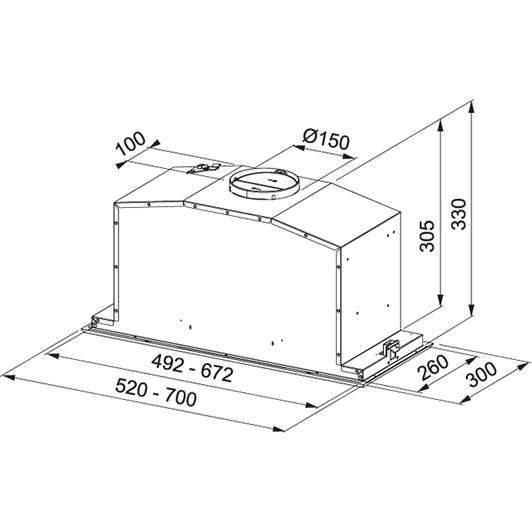Inca FBI 537 XS LED Нержавіюча сталь полірована