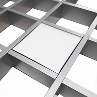 Світильник грильято VLG 6W 100х100 мм вбудований