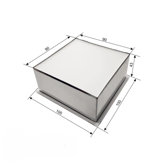 Світильник грильято VLG 6W 100х100 мм вбудований