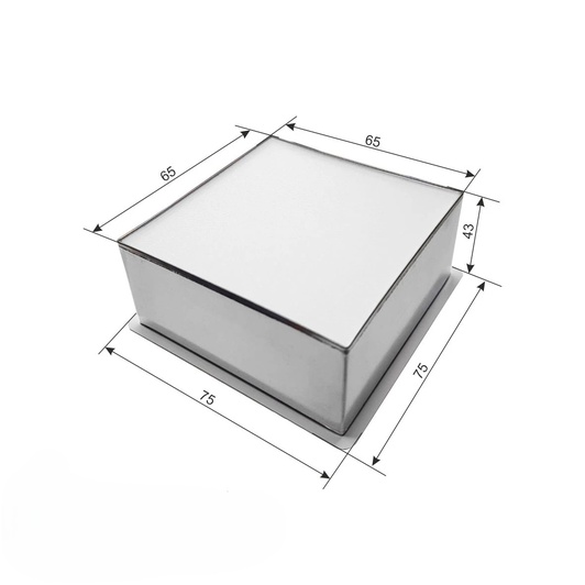 Світильник грильято VLG 6W 75х75 мм вбудований