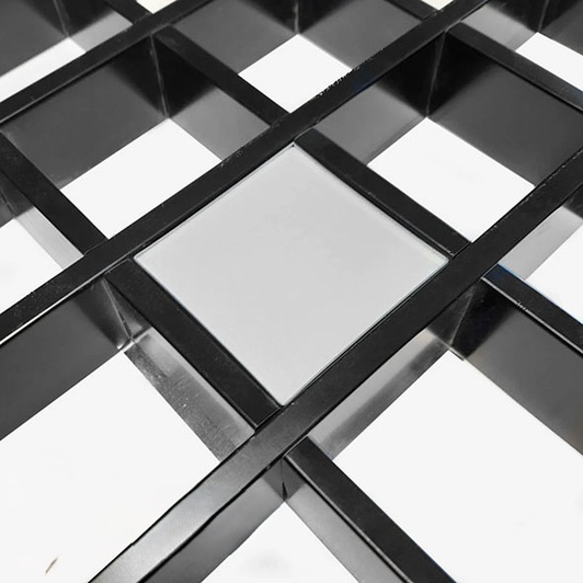 Світильник грильято VLG 6W 75х75 мм вбудований